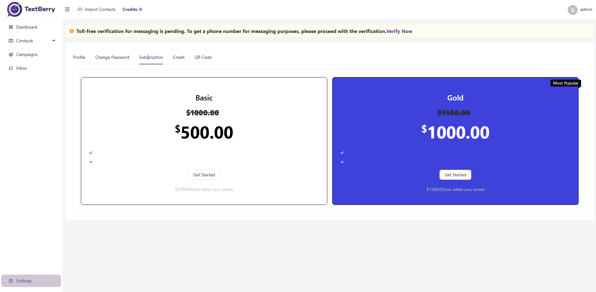Textberry — Processing interface